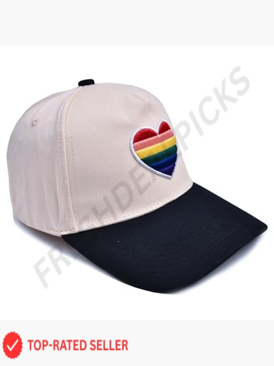 Rainbow Pride Trucker Hat Unisex Vintage Adjustable Baseball Cap Cotton main image 7